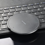 Fast Wireless Charger for Samsung Galaxy S9/S9/S8/S7/Note 9/S7 Edge USB Qi Charging Pad for iPhone XS Max XR X 8 Plus white