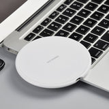 Fast Wireless Charger for Samsung Galaxy S9/S9/S8/S7/Note 9/S7 Edge USB Qi Charging Pad for iPhone XS Max XR X 8 Plus white