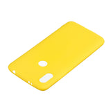 for XIAOMI Redmi S2 Lovely Candy Color Matte TPU Anti-scratch Non-slip Protective Cover Back Case yellow