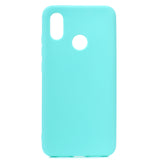 for XIAOMI Redmi S2 Lovely Candy Color Matte TPU Anti-scratch Non-slip Protective Cover Back Case black