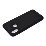 for XIAOMI Redmi S2 Lovely Candy Color Matte TPU Anti-scratch Non-slip Protective Cover Back Case black