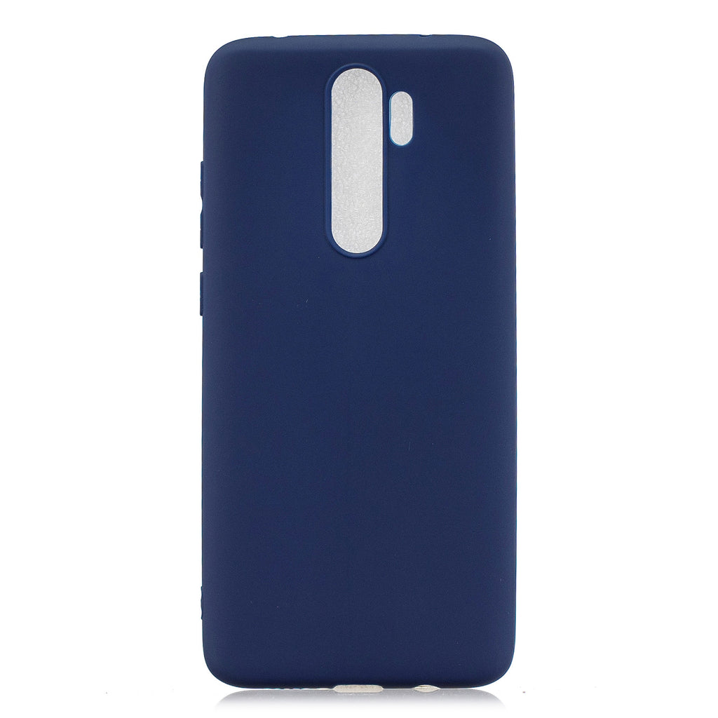 For Redmi NOTE 8 NOTE 8 Pro Soft Candy Color Frosted Surface Shockproof TPU Back Cover Mobile Phone Case Navy