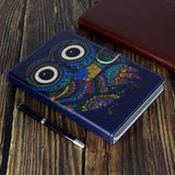 Universal Laptop Protective Cover Color Painted 8 Inches PU Case with Front Snap owl