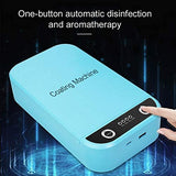 Wireless Phone Charger Ultraviolet Sterilization Box Antibacterial Mini Phone Mask Disinfection Case white