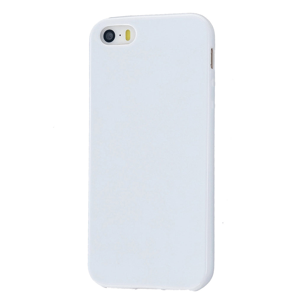 For iPhone 5/5S/SE/6/6S/6 Plus/6S Plus/7/8/7 Plus/8 Plus Cellphone Cover Soft TPU Bumper Protector Phone Shell Milk white