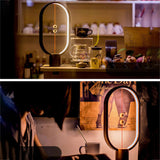 Heng Balance Lamp Magnetic LED Night Light Home Decor Bedroom Office Night Lamp Kids Gift  red