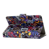 Universal Laptop Protective Cover Color Painted 8 Inches PU Case with Front Snap Graffiti