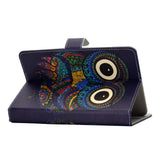 Universal 10Inches Laptop Protective Case with Front Snap Cute Cartoon Color Painted PU Cover  owl
