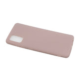 For Samsung A01/ A11/A21/A41/A51/A71/A81/A91 Mobile Phone Case Lovely Candy Color Matte TPU Anti-scratch Non-slip Protective Cover Back Case 11 lotus root pink