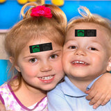 Smart Body Temperature Measurement Test Sticker LCD Display Thermometer Tablet Detection black