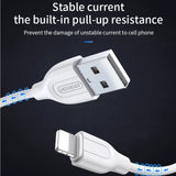 JOYROOM S-L352 2.4A Output Charging Charger Data Sync Micro USB Data Cable - black Android