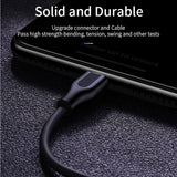 JOYROOM S-L352 2.4A Output Charging Charger Data Sync Micro USB Data Cable - black Android