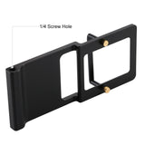 PULUZ Mobile Phone Handheld Gimbal Switch Mount Plate Adapter for Sony RX0   black