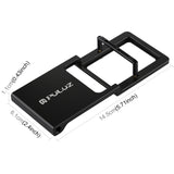 PULUZ Mobile Phone Handheld Gimbal Switch Mount Plate Adapter for Sony RX0   black