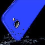 For Samsung J4 Plus/ J4 Prime 3 in 1 360 Degree Non-slip Shockproof Full Protective Case black_Samsung J4 Plus/ J4 Prime