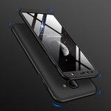For Samsung J4 Plus/ J4 Prime 3 in 1 360 Degree Non-slip Shockproof Full Protective Case black_Samsung J4 Plus/ J4 Prime