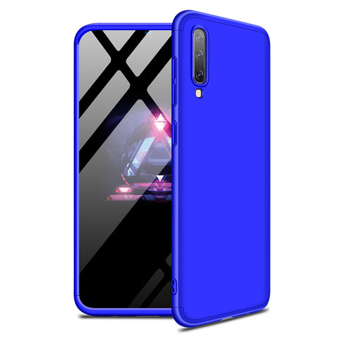 For Samsung A50 Ultra Slim PC Back Cover Non-slip Shockproof 360 Degree Full Protective Case blue
