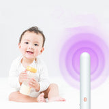 Disinfection Lamp UV Sanitizing LED Sterilize Light Mini Handheld Germicidal Lamp Pink