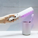 Disinfection Lamp UV Sanitizing LED Sterilize Light Mini Handheld Germicidal Lamp Pink