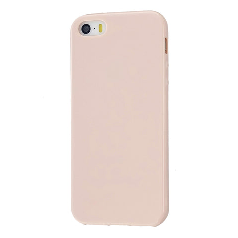 For iPhone 5/5S/SE/6/6S/6 Plus/6S Plus/7/8/7 Plus/8 Plus Cellphone Cover Soft TPU Bumper Protector Phone Shell Sakura pink
