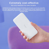 Portable Redmi Powerbank 20000mAh Dual USB Quick Charge for Xiaomi iPhone Smartphone white