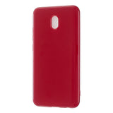 For Redmi 8 / Redmi 8A Cellphone Cover Glossy TPU Phone Case Defender Full Body Protection Smartphone Shell Rose red