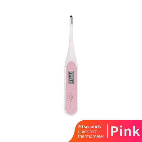 Quickly Thermometer Digital LCD Fast Thermometer In 20 Seconds Househeld Health Care Pink