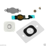 For iPhone 5 5G Home Button Flex Home Button Menu with Flex Cable Key Cap white