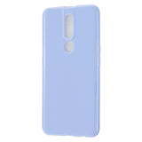 For OPPO F11/F11 Pro Cellphone Cover Glossy TPU Simple Profile Bumper Protective Mobile Phone Case Taro purple