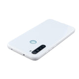 For Redmi Note 8/8 Pro Cellphone Cover Reinforced Soft TPU Phone Case Anti-scratch Full Body Protection Milk white