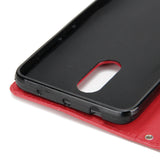 Ultra Slim PU Full Protective Cover Non-slip Shockproof Cell Phone Case with Card Slot for Xiaomi Redmi note 4 Rose gold