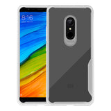 For Redmi 5 Ultra Slim Translucent Back Cover Non-slip Shockproof TPU Full Protective Case  Transparent White