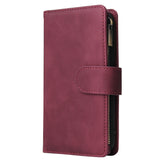 For iPhone 6 / 6S iPhone 6 plus / 6S plus iPhone 7 / 8 iPhone 7 plus / 8 plus Smart Phone Cover Coin Pocket with Cards Bracket Zipper Phone PU Leather Case Phone Cover  iPhone 7 / 8