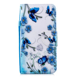 For Samsung A10S/A20S Smartphone Case PU Leather Phone Shell Lovely Cartoon Pattern Card Slots Overall Protection Magic butterfly