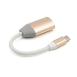 For Apple Mac laptop Type-c to HDMI Video Conversion Cable Type C To HDMI Converter Adapter Cable Silver