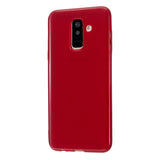 For Samsung A6/A6 Plus 2018 Smartphone Case Soft TPU Precise Cutouts Full Body Protection Mobile Phone Shell Rose red