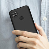 For Redmi 9C Mobile Phone Cover 360 Degree Full Protection Phone Case black