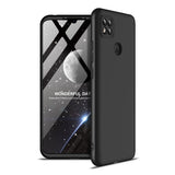 For Redmi 9C Mobile Phone Cover 360 Degree Full Protection Phone Case black