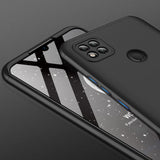 For Redmi 9C Mobile Phone Cover 360 Degree Full Protection Phone Case black