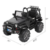 LEADZM LZ-905 Remodeled Dual Drive 45W * 2 Battery 12V7AH * 1 with 2.4G Remote Control Black