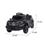 LEADZM LZ-910 Electric Car Single drive Children Car with 35W*1 6V7AH*1 Battery  Pre-Programmed Music and Remote control Black