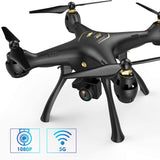 DROCON Drone with 1080P FPV HD Camera, 5G WiFi Adults RC Quadcopter, Auto Return Home Mode, Long Control Range Outdoor Drone, Easy to Use for Beginner, Black (DNSOA)