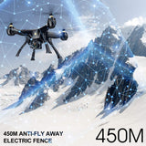 DROCON Drone with 1080P FPV HD Camera, 5G WiFi Adults RC Quadcopter, Auto Return Home Mode, Long Control Range Outdoor Drone, Easy to Use for Beginner, Black (DNSOA)