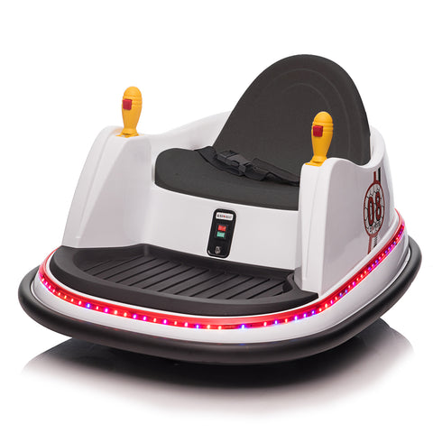 LEADZM 6V 7A.h Bumper Car White