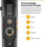 MOZA Mini-S 3-Axis Foldable Smartphone Gimbal Stabilizer of Smart Camera for Motion Recording