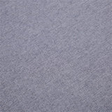 (75 x 69 x 84)cm Retro Modern Wooden Single Chair, Grey Fabric