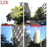 Mobile Phone Lens Kit 12X Zoom Telephoto Lens Telescope Camera Lenses Tripod Clip black