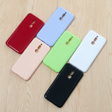 For Redmi 8 / Redmi 8A Cellphone Cover Glossy TPU Phone Case Defender Full Body Protection Smartphone Shell Rose red