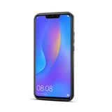 For HUAWEI Nova 3i 2 in 1 Retro PU Leather Wallet Stand Non-slip Shockproof Cell Phone Case brown
