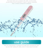 Quickly Thermometer Digital LCD Fast Thermometer In 20 Seconds Househeld Health Care Pink